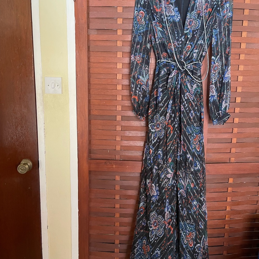 Veronica Beard Elegant Floral Maxi Dress